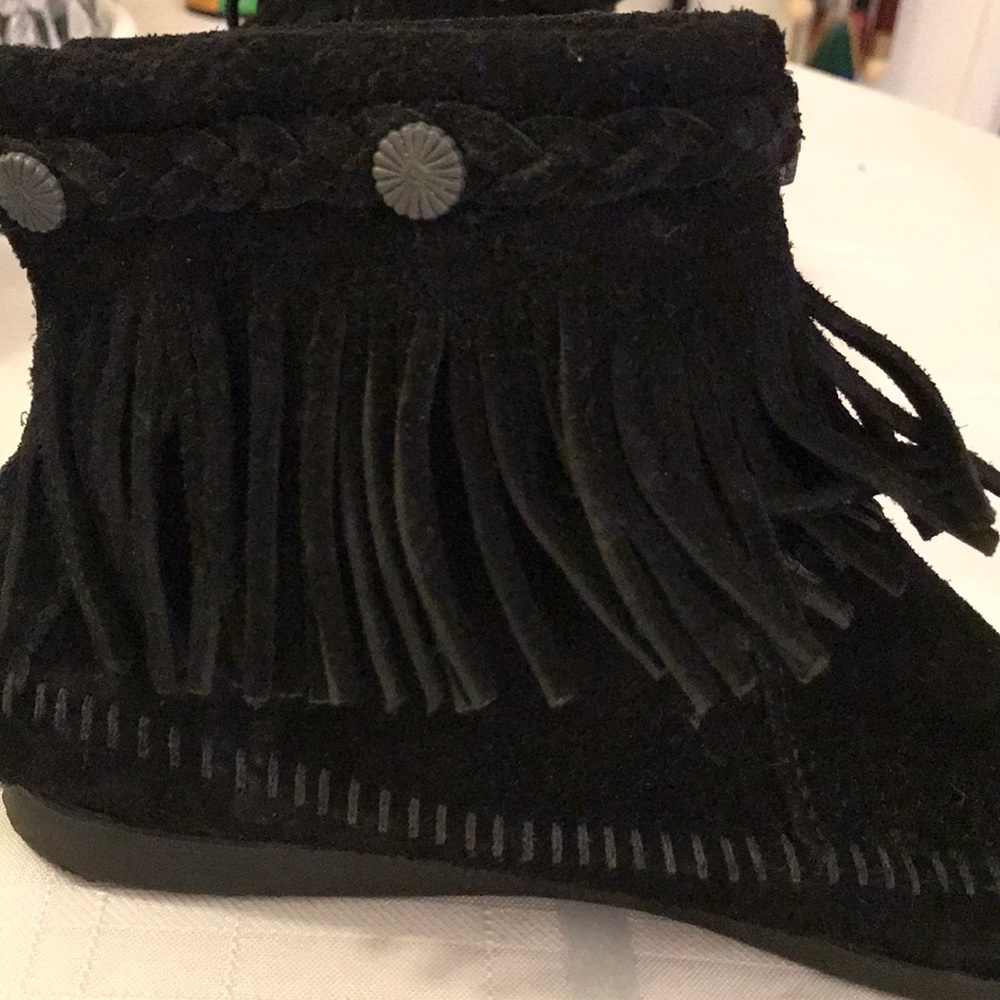 Suede short boots